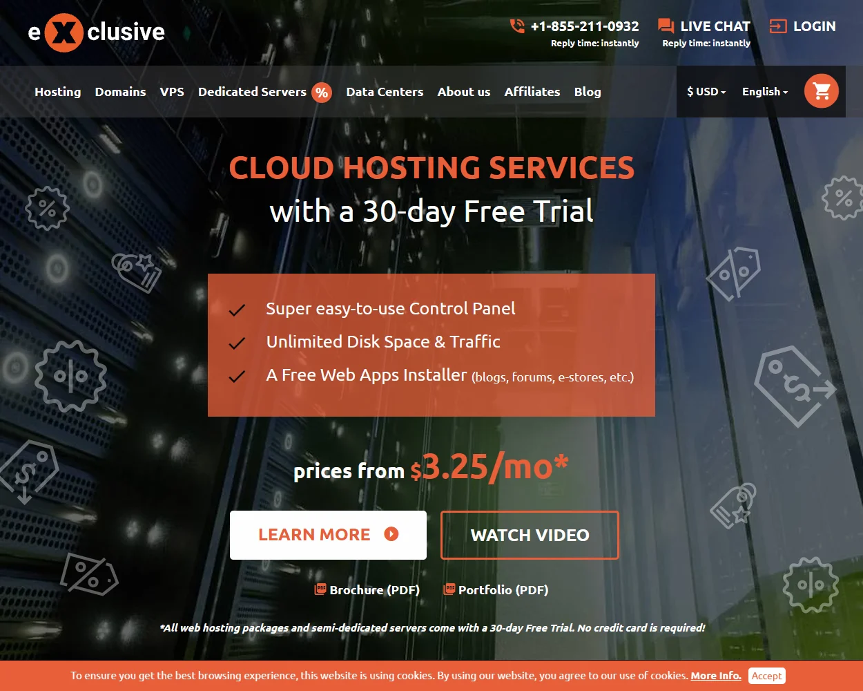 Exlusive Hosting features