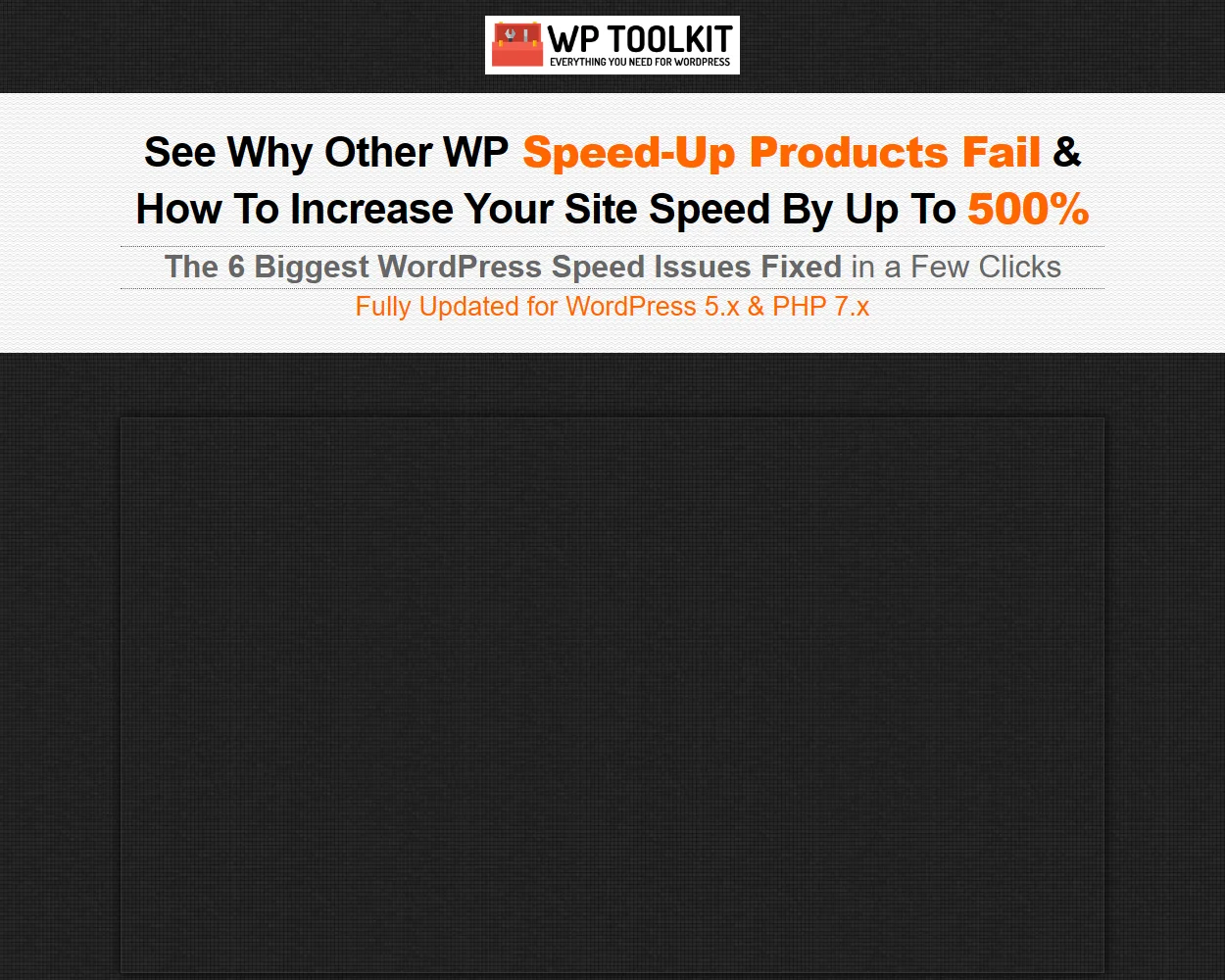 WP Optimiser features