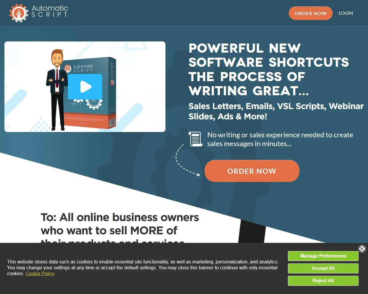 Automatic Script features