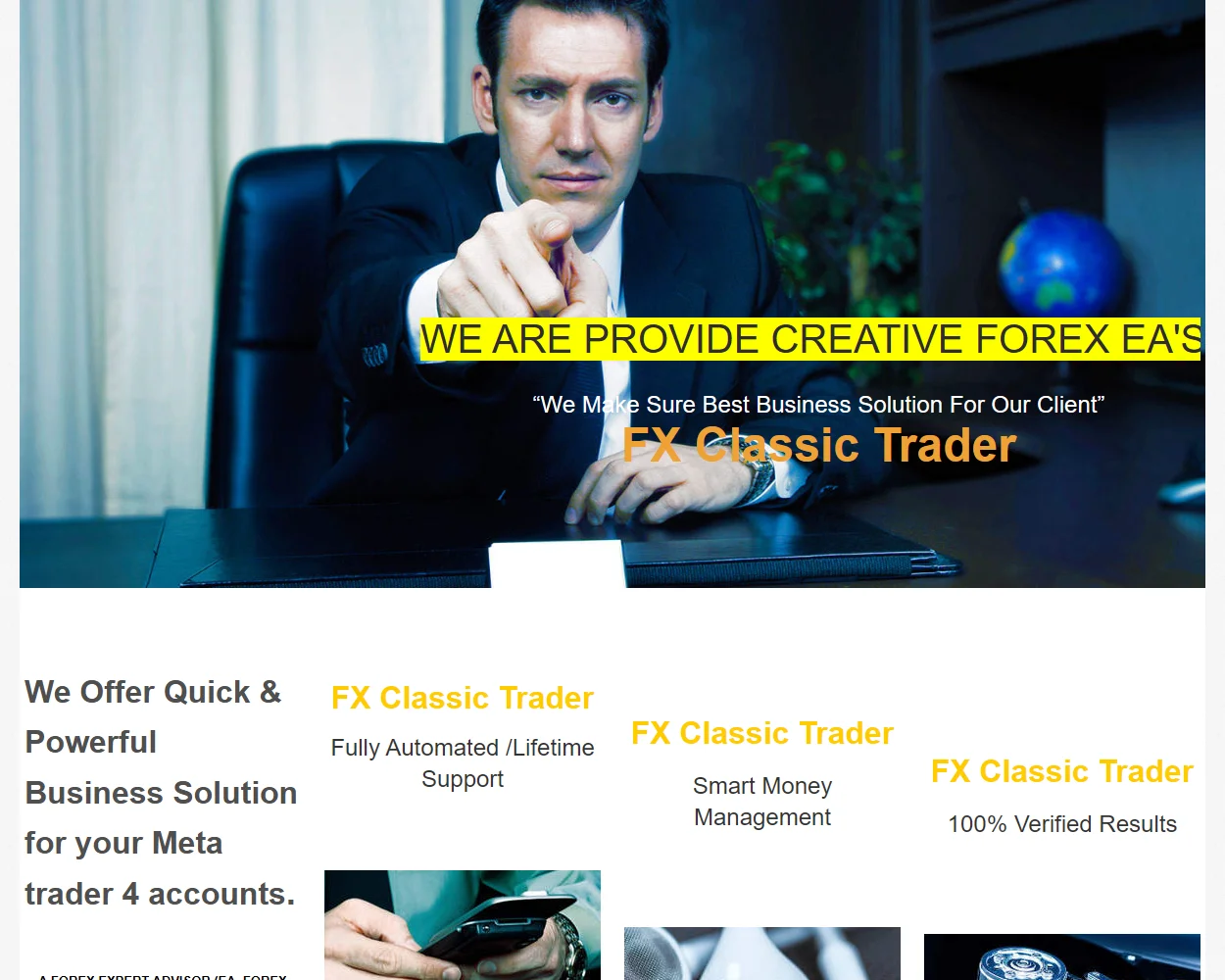 FX Classic TRADER features