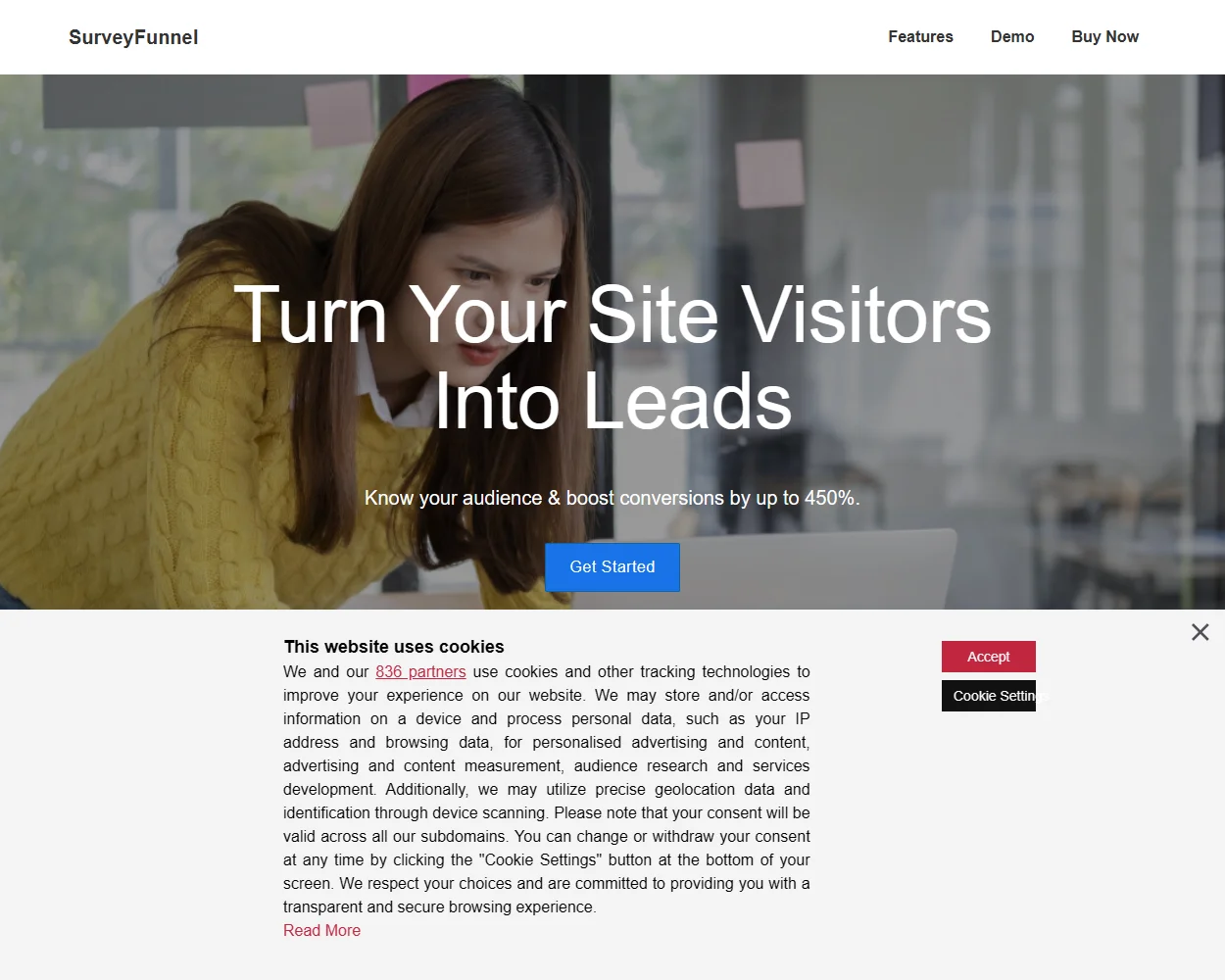 SurveyFunnel features