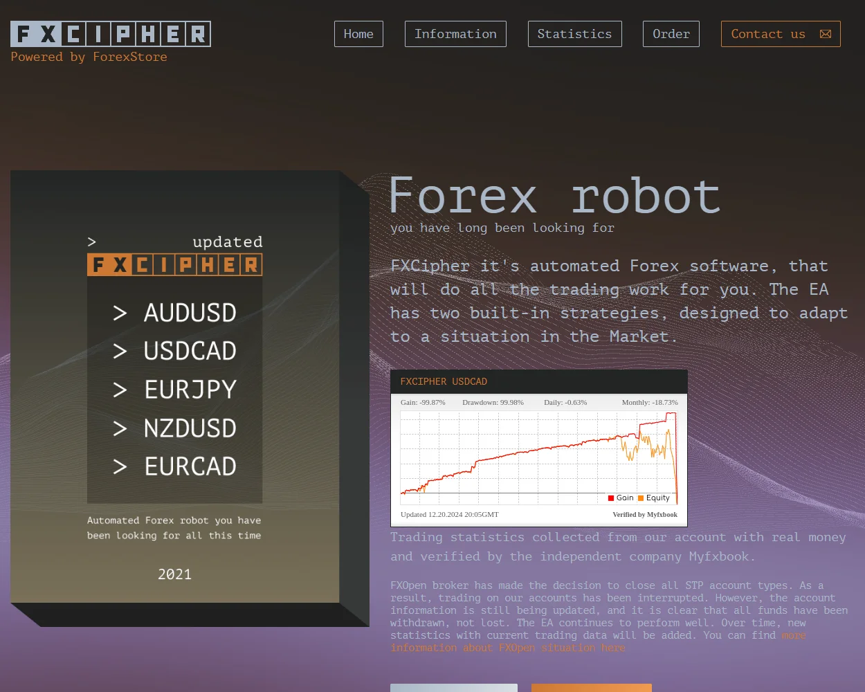 FXCipher EA features