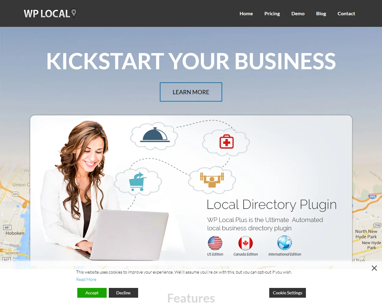 WP Local Plus features