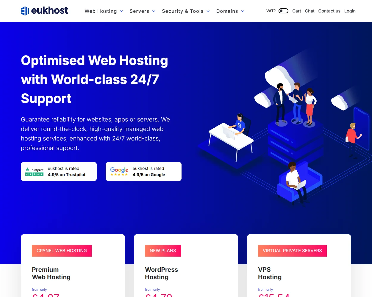 eUKhost features