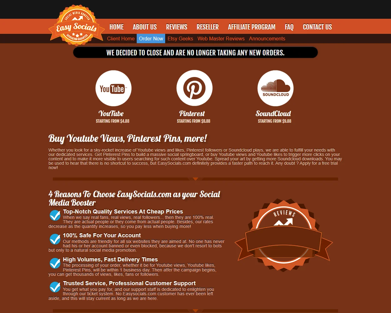 EasySocials features