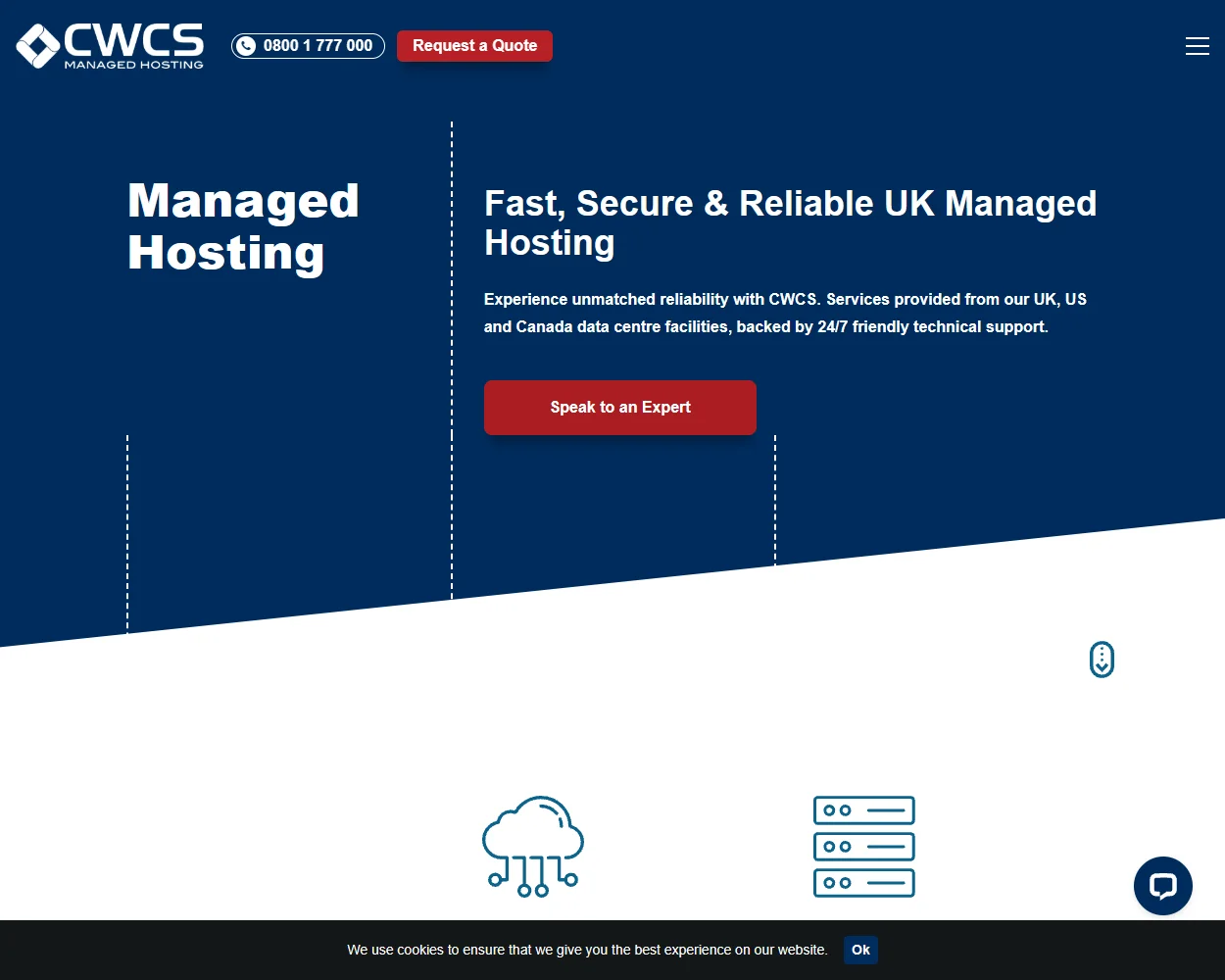 CWCS Managed Hosting features