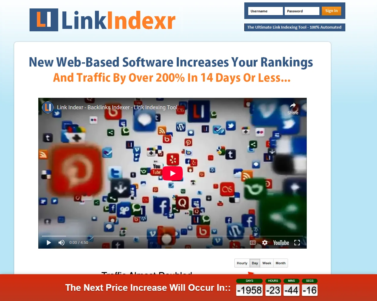 Link Indexr features