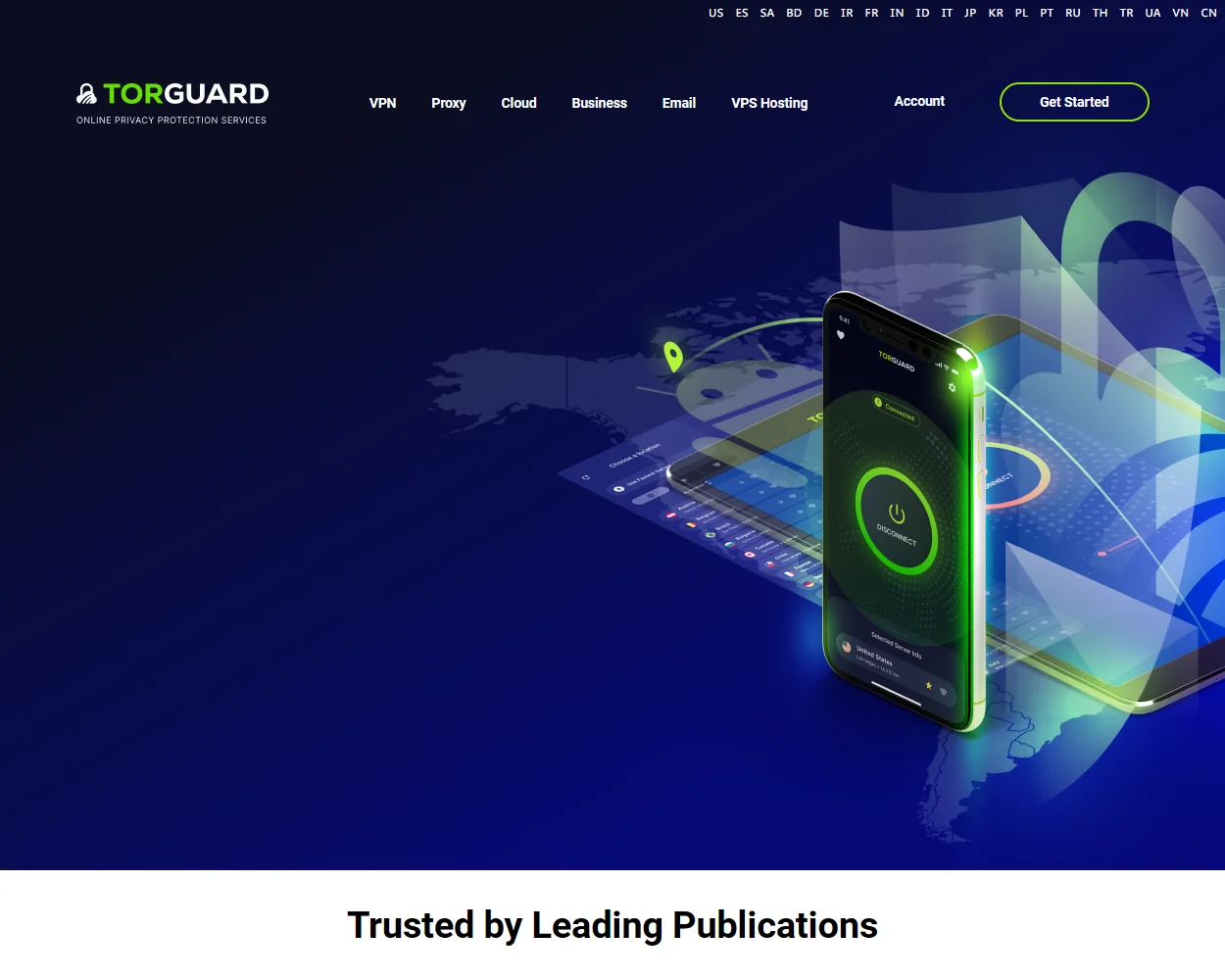 Torguard VPN features