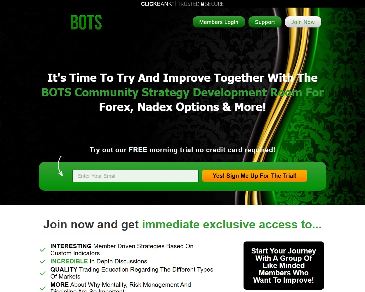 Binary Options Trading Signals features